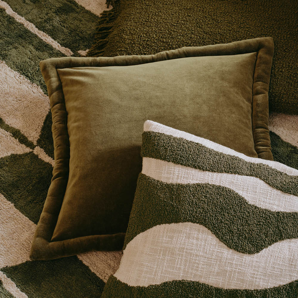 Broste Copenhagen Viola kuddfodral 50x50 cm winter moss