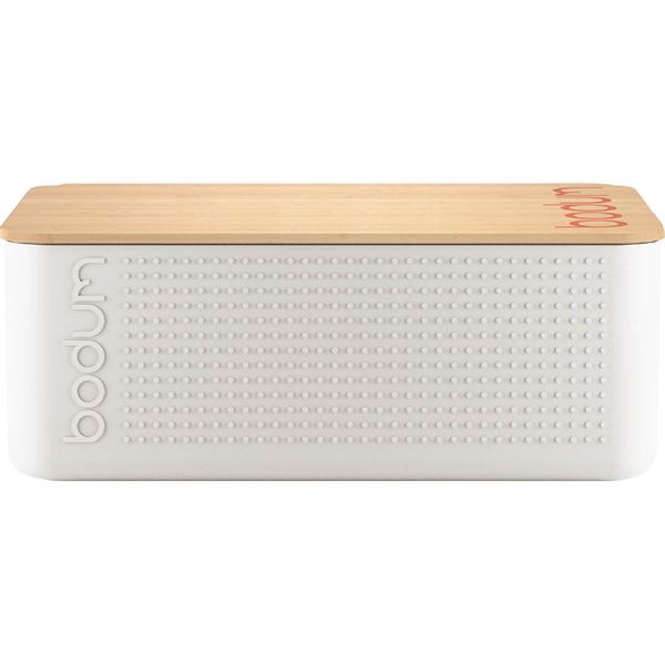 Bodum Bistro brödlåda m/skärbräda 36,4x23,4x13,7 vit