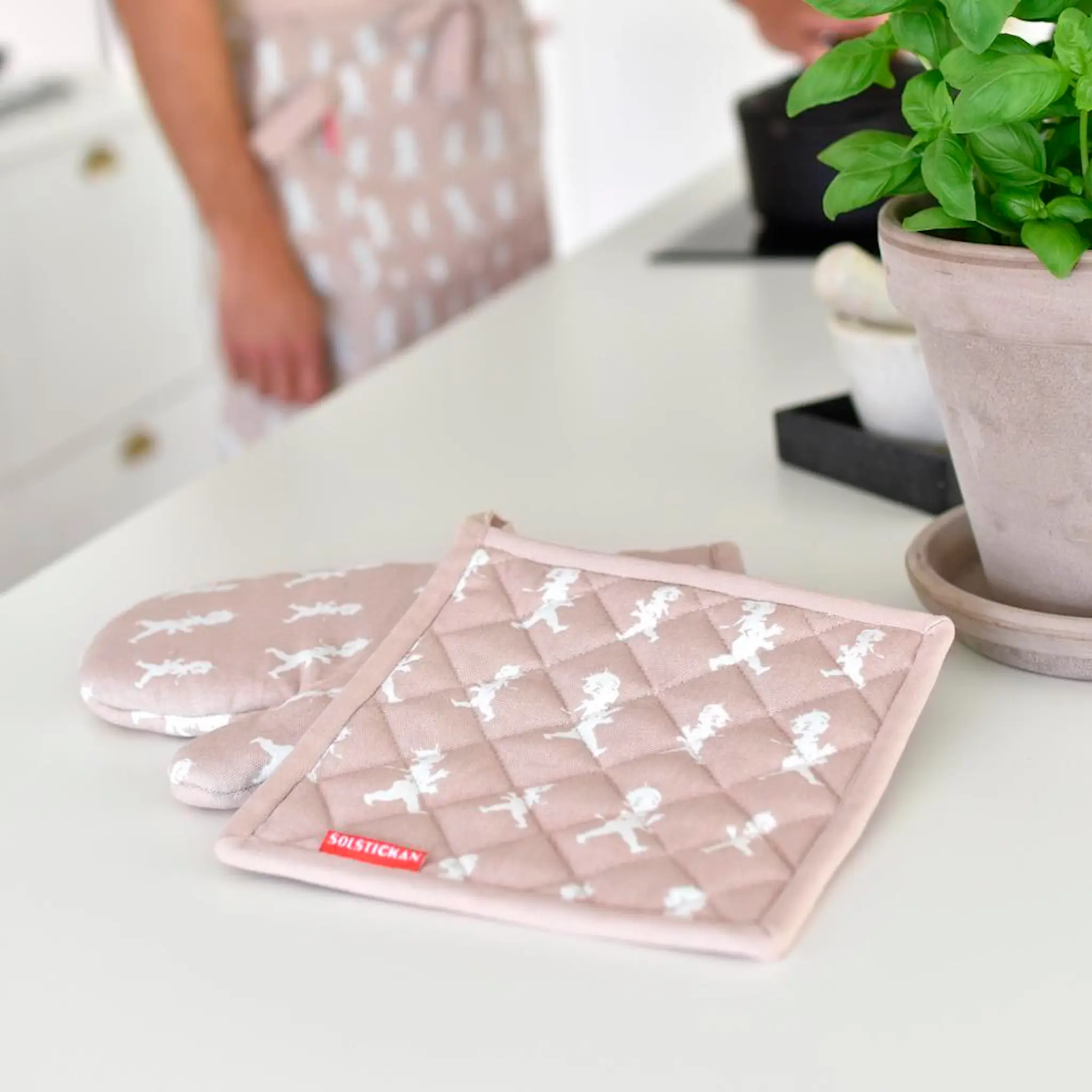 SOLSTICKAN Patalappu 22x22 cm Roosa