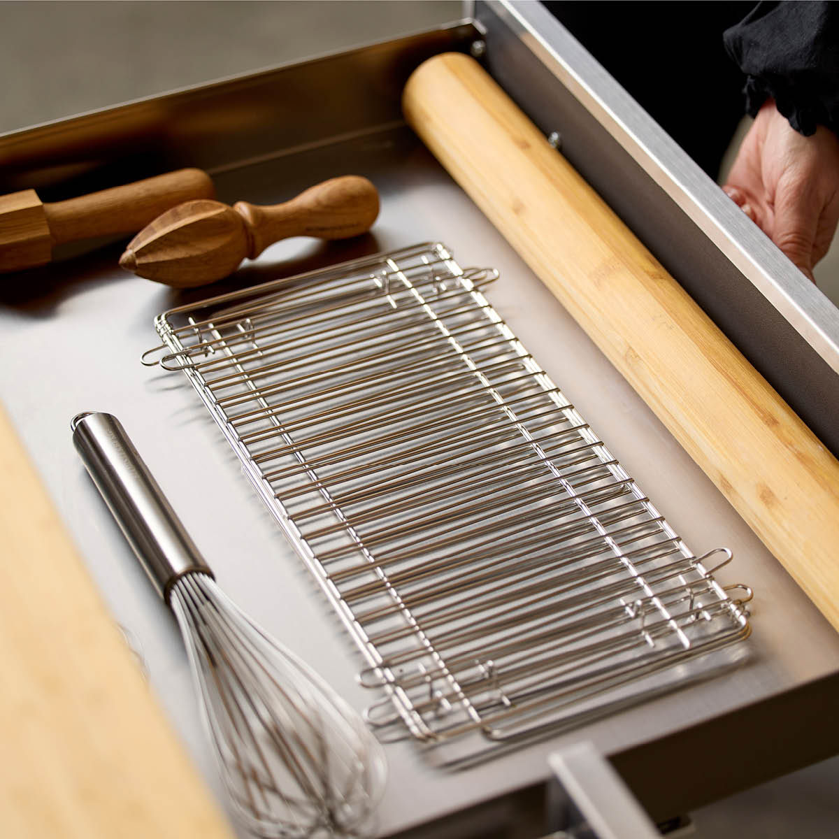 Blomsterberg Avkjølingsrist sammenleggbar 48x32,5 cm stål