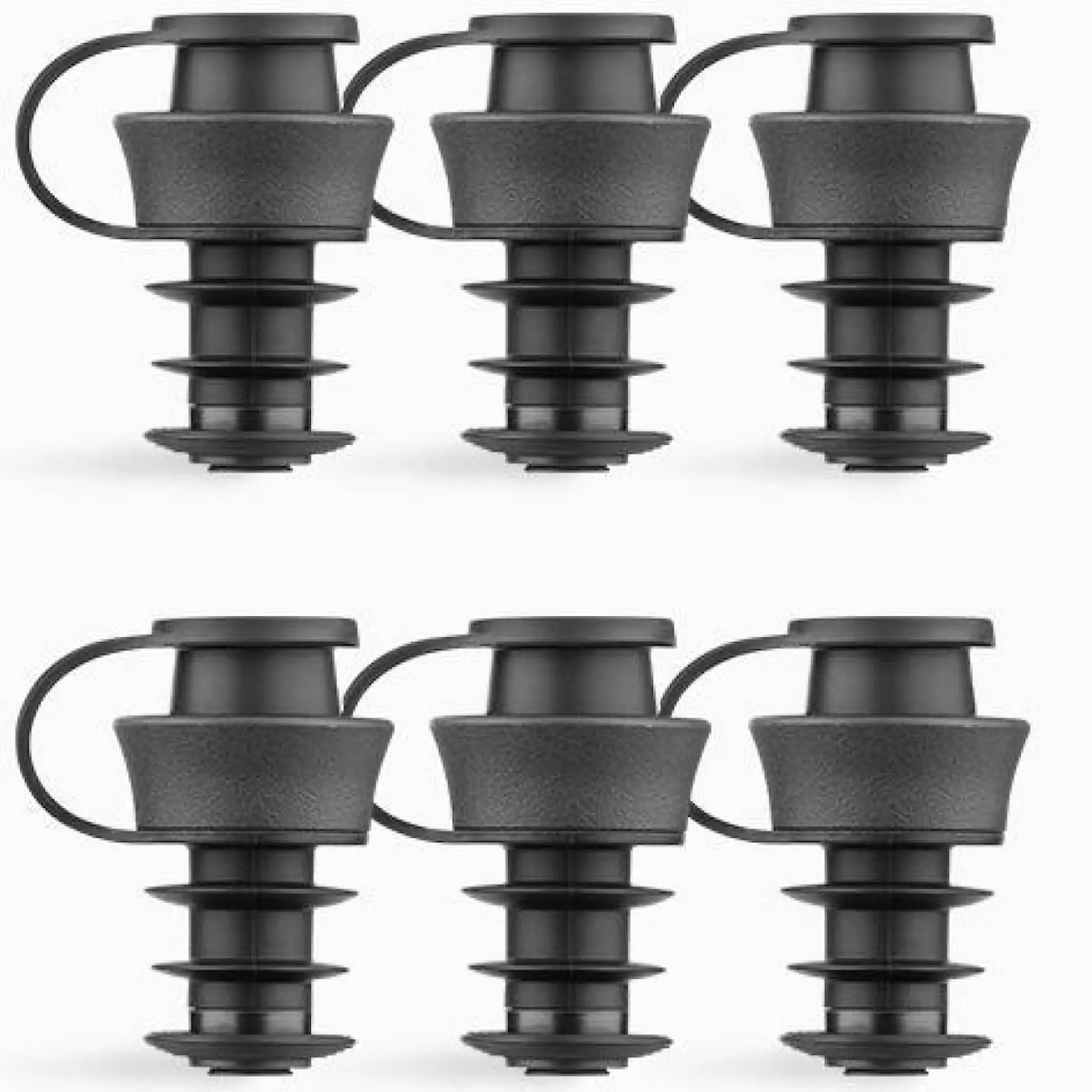Coravin Pivot Förslutare till vinflaska 6-pack Svart
