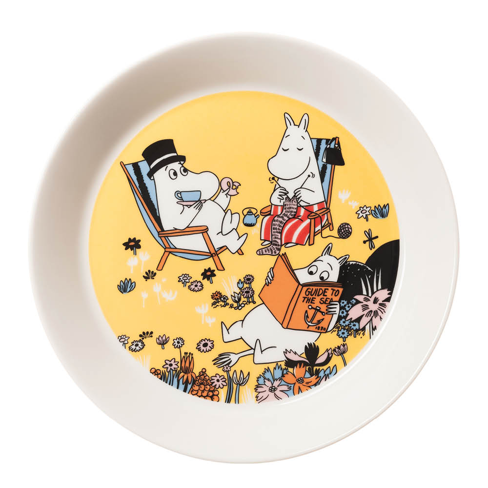 Moomin Arabia - Muumi Lautanen 19 cm Perheen Parissa