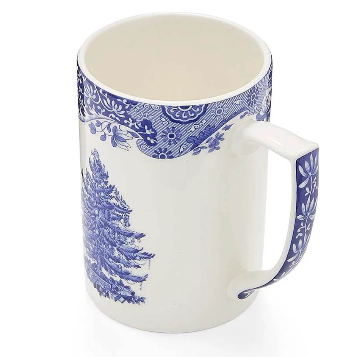 Spode Blue Italian Christmas Tree mugg 34 cl blå/vit