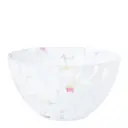 Swirl skål 11 cm vit