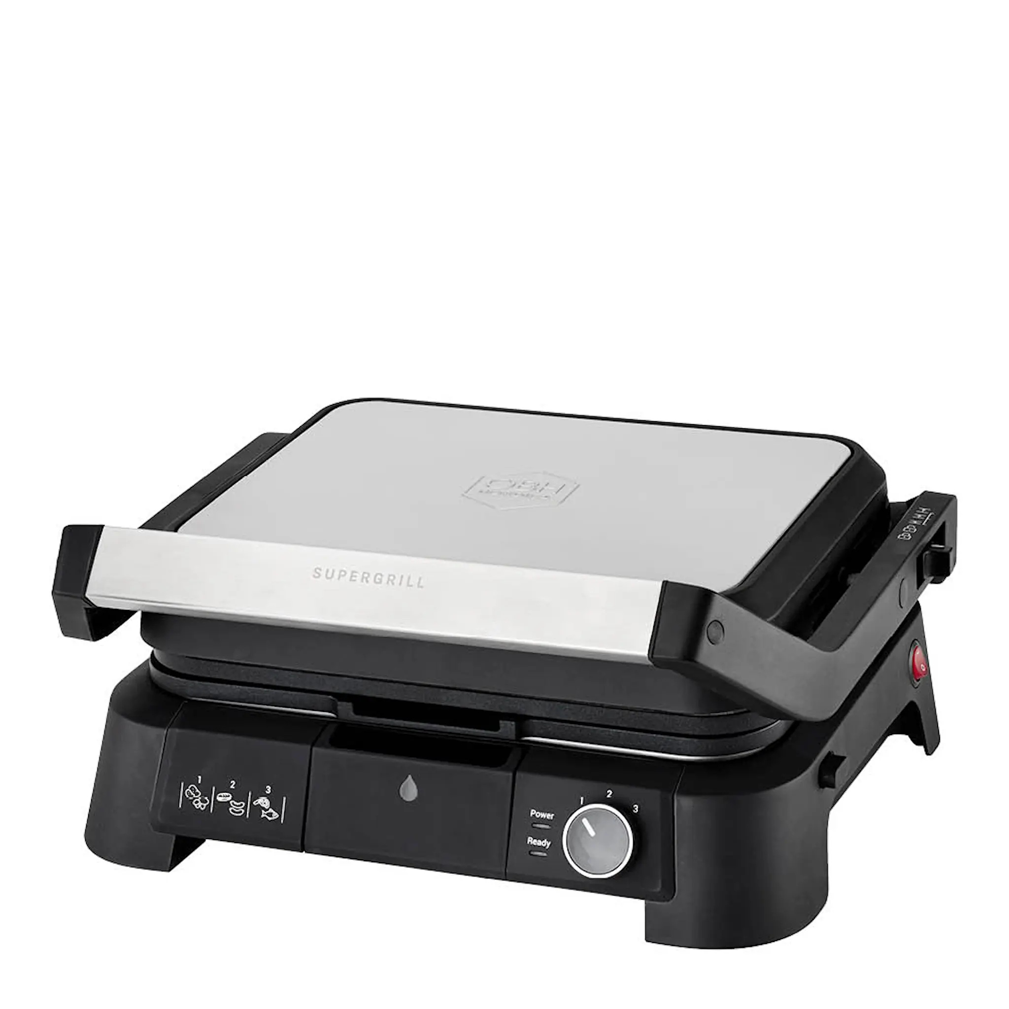 OBH Nordica SuperGrill grilli 3-in-1 2000W ruostumaton teräs
