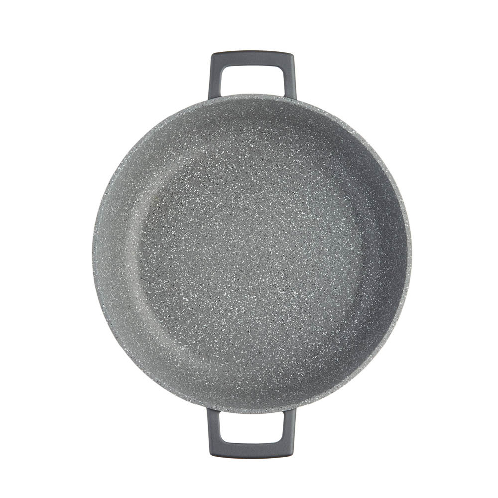 MasterClass Cast Aluminium gryta 4 L med självösande lock svart