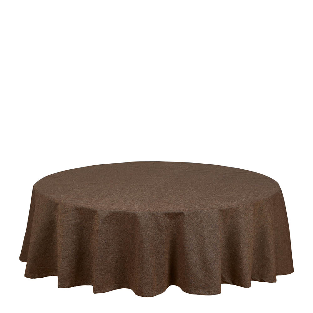 Fondaco Vide rund bordsduk Ø160 cm nougat