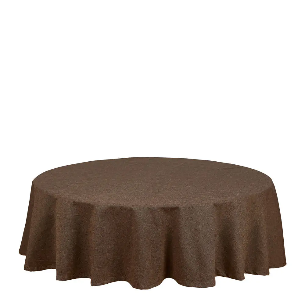 Vide rund bordduk Ø160 cm nougat