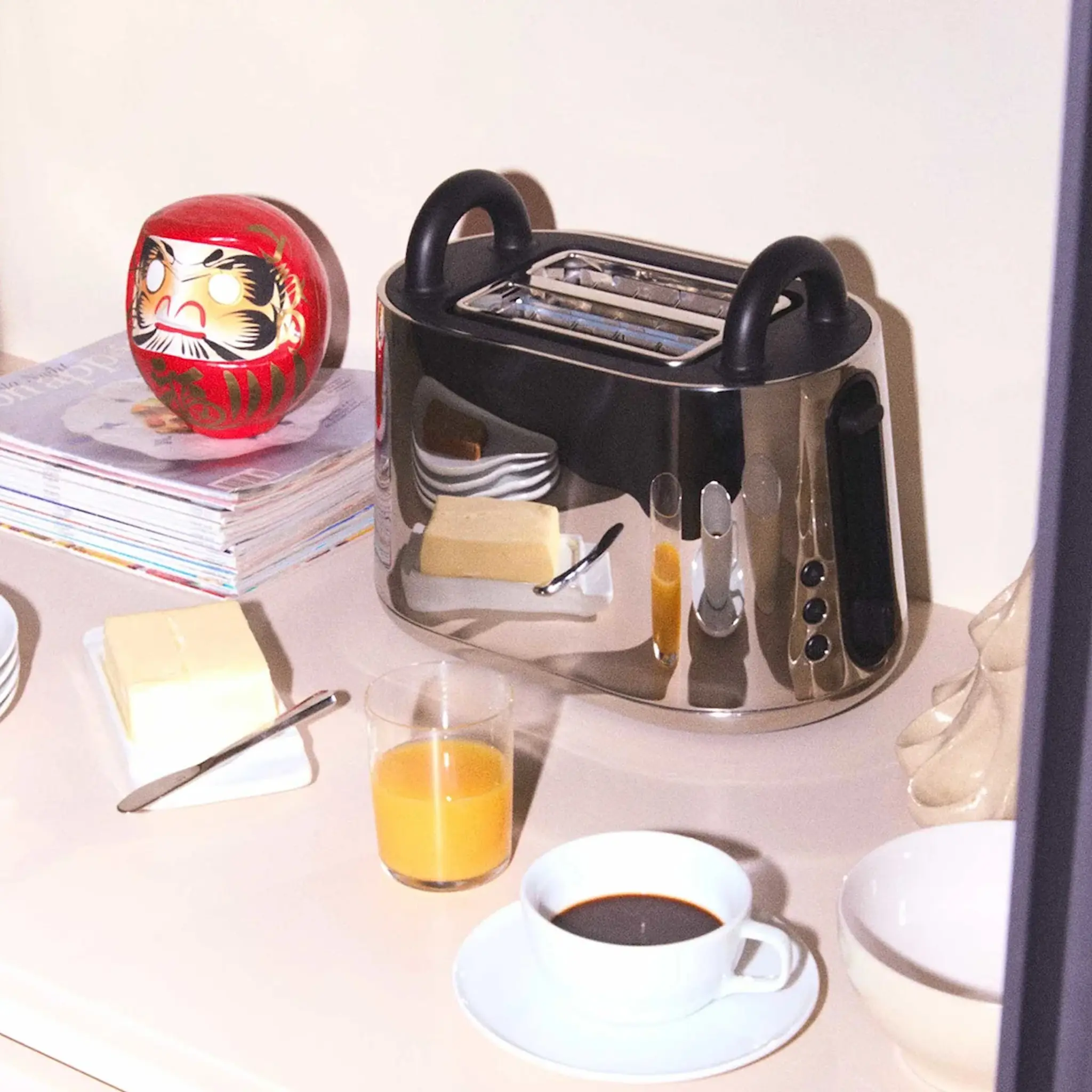 Alessi Toru brödrost 925W svart