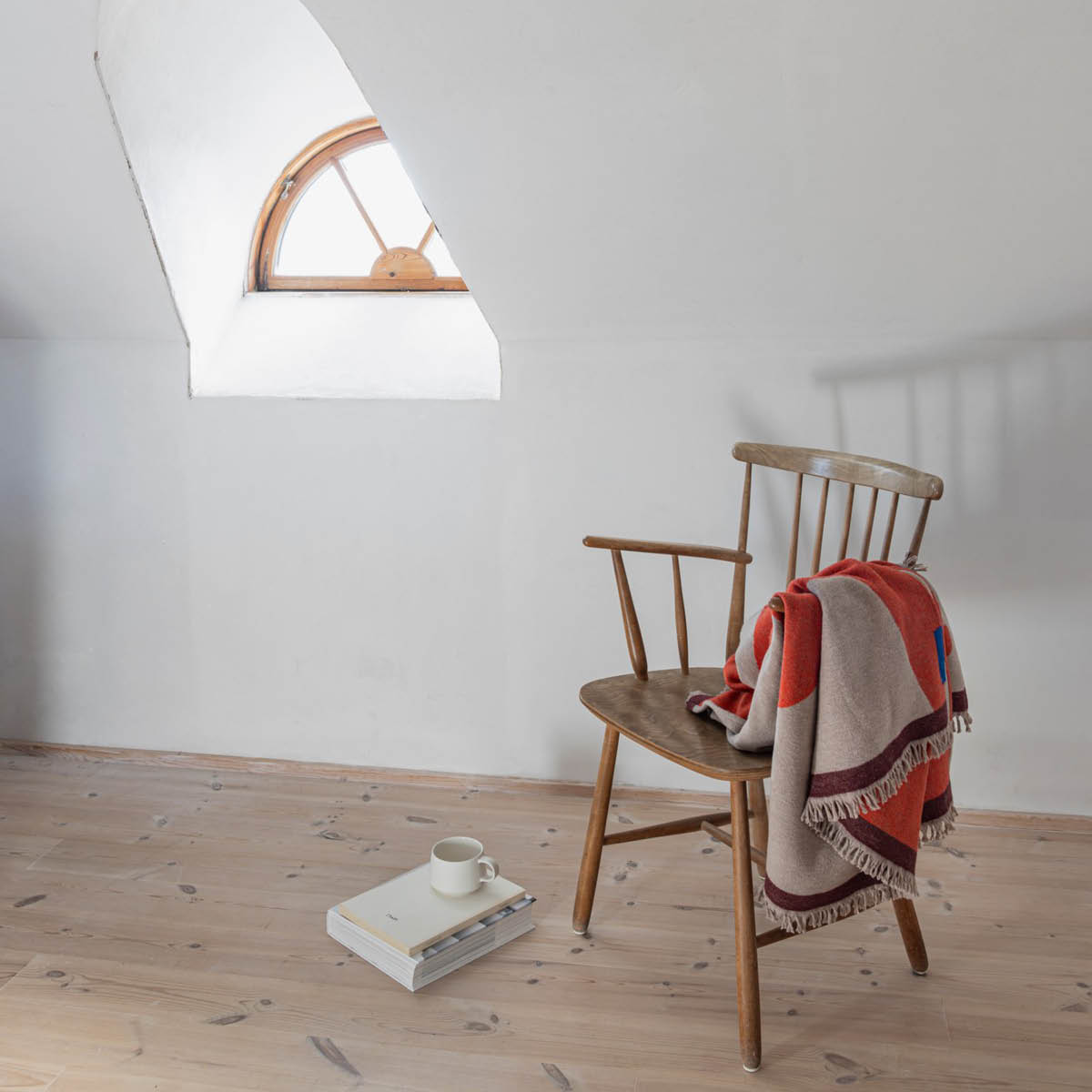 Mette Ditmer Studio pläd 175x130 cm orange