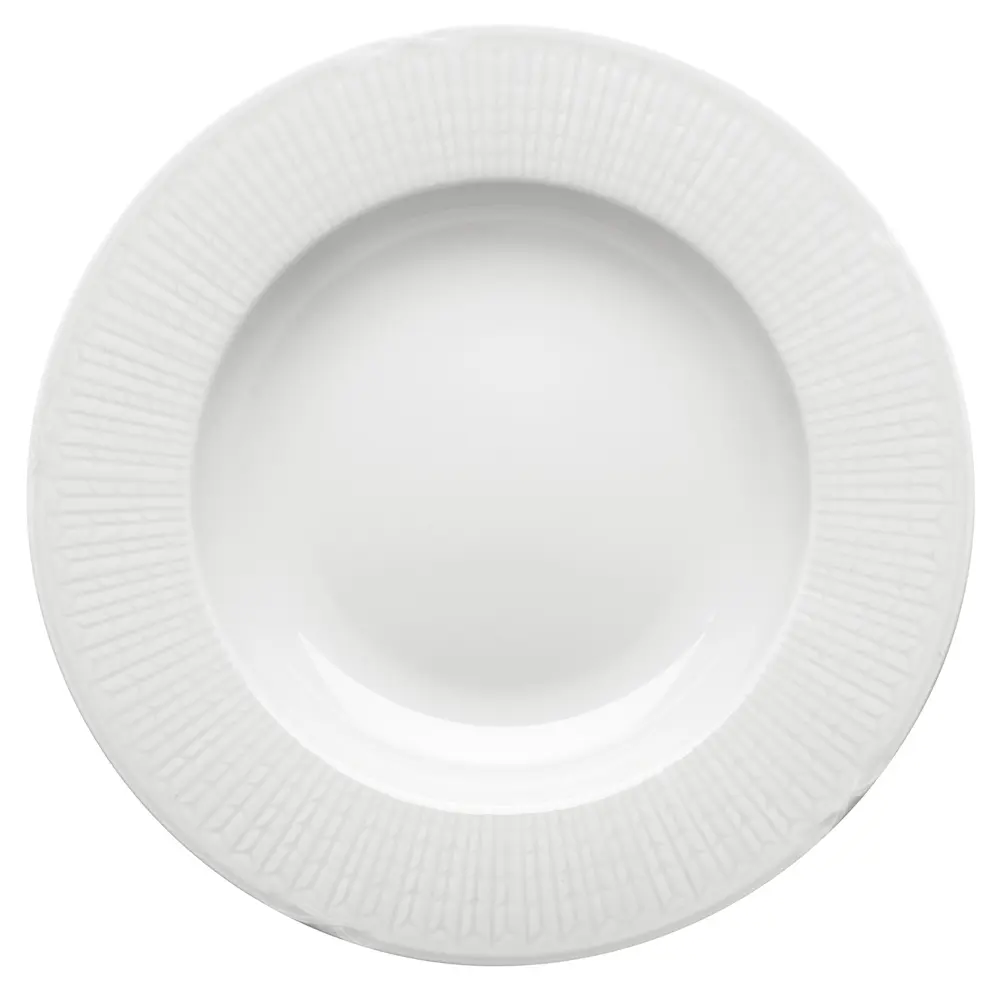 Swedish Grace Syvä lautanen 25 cm Lumi