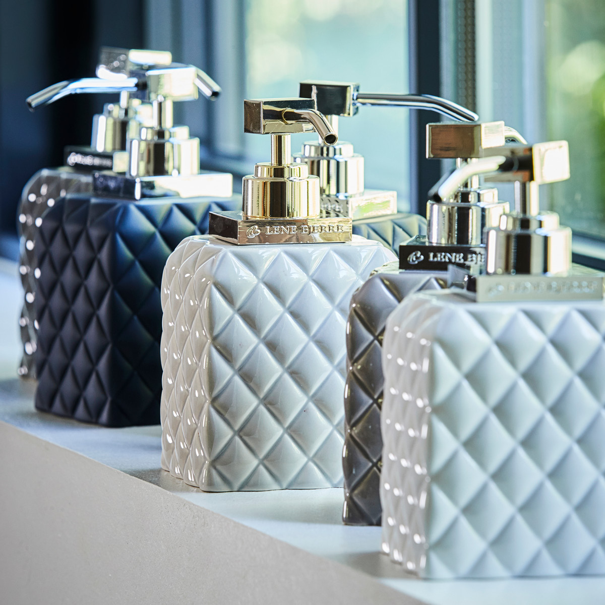 Lene Bjerre Portia dispenser 16 cm grå