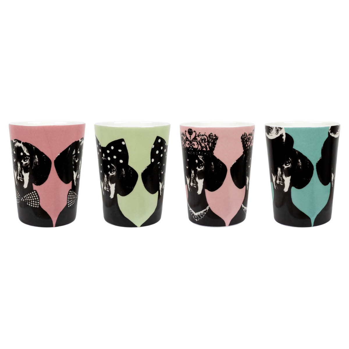 ICONCUPS Studio Lisa Bengtsson Tillsammans mugg 25 cl 4-pack