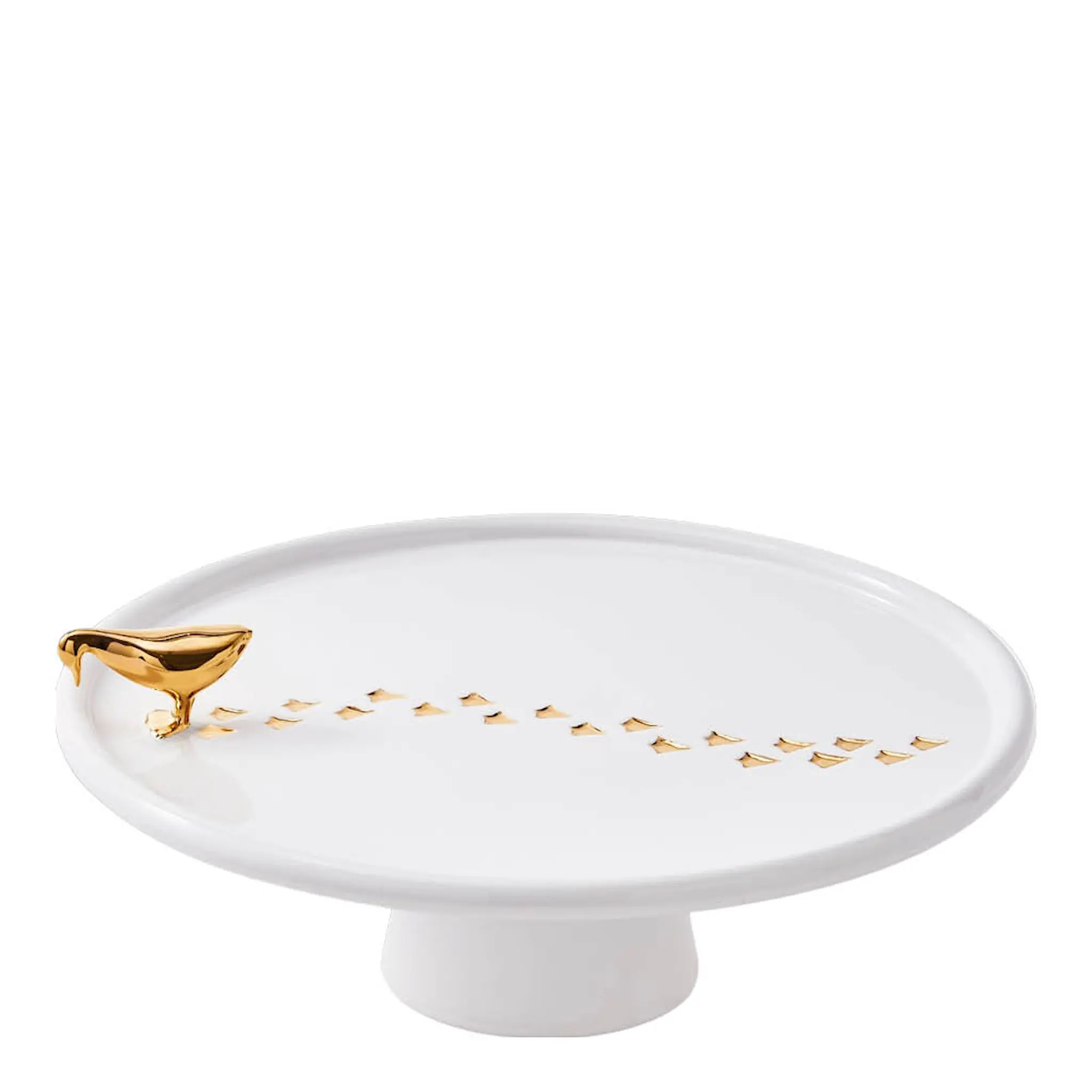 Pols Potten Duck serveringsfat på stett 30x8,3cm h/g