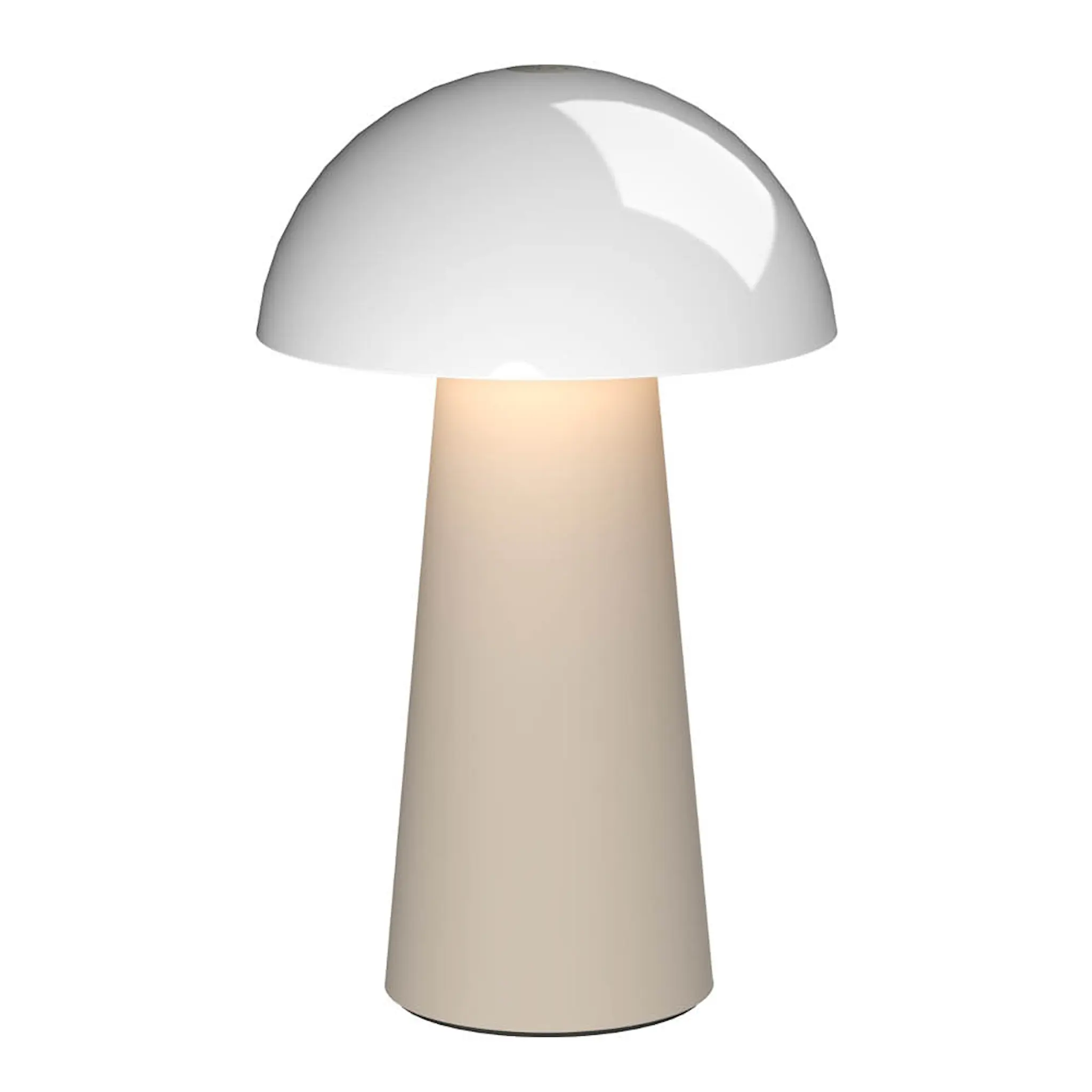 Kreafunk Bello portabel bordslampa LED 19,6 cm ivory sand