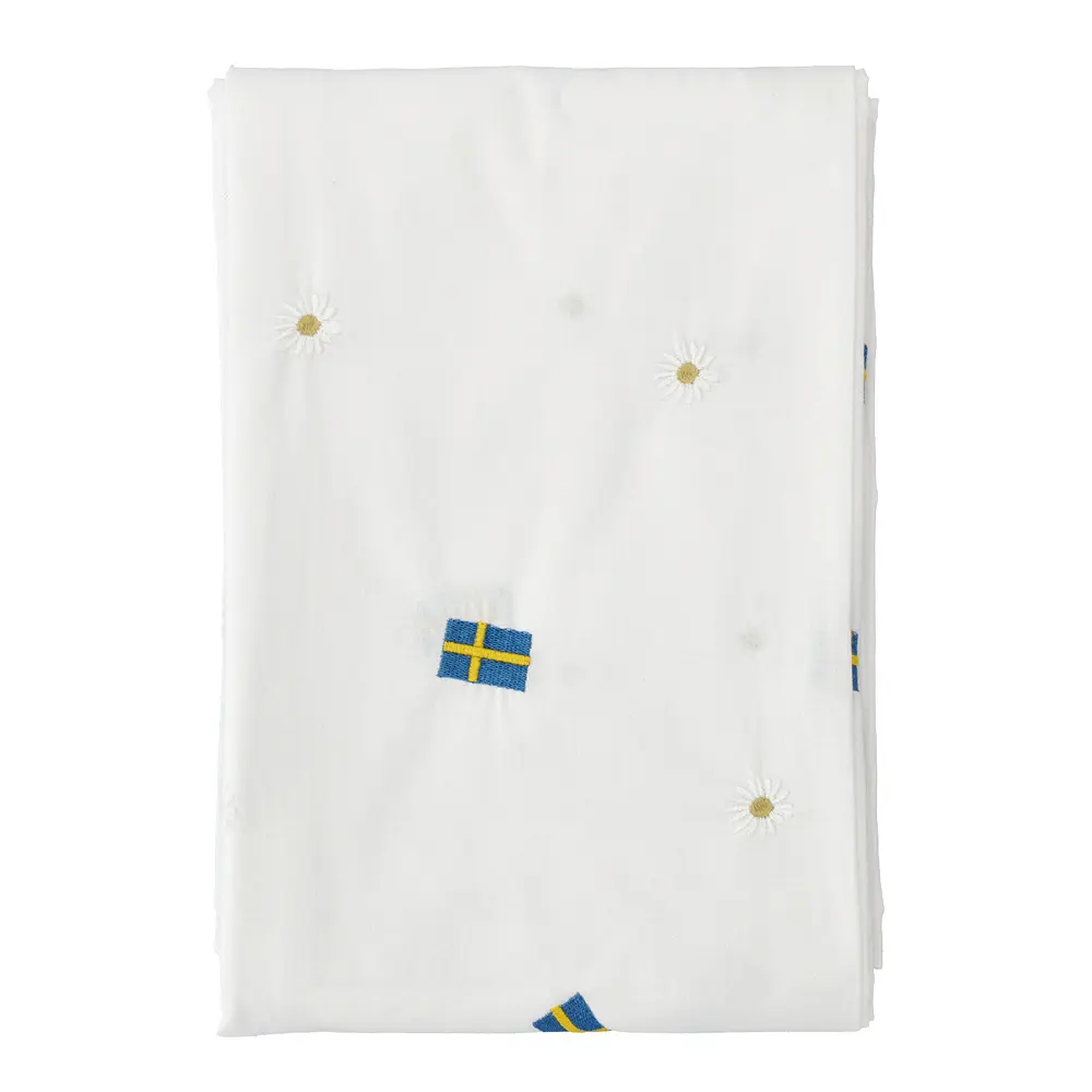 Festlig duk 140x270 cm hvit