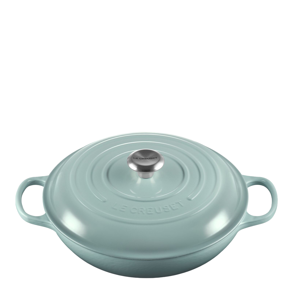 Le Creuset - Signature Matala Valurautapata 30 cm 3,5 L Sea Salt