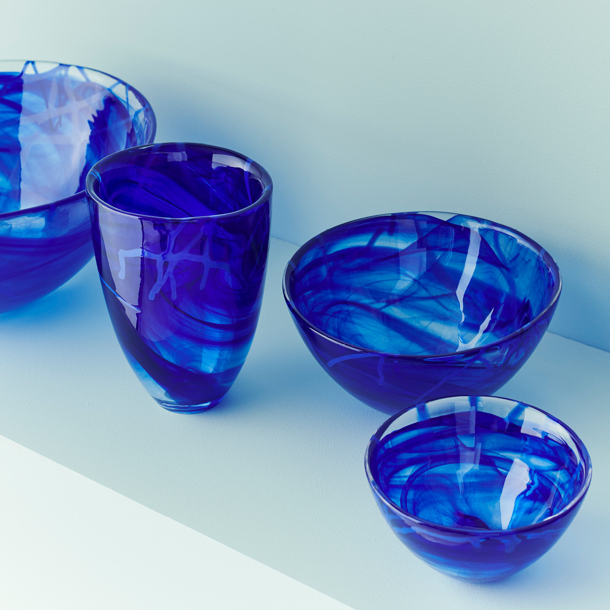 Kosta Boda Contrast Kulho 16 cm Sininen