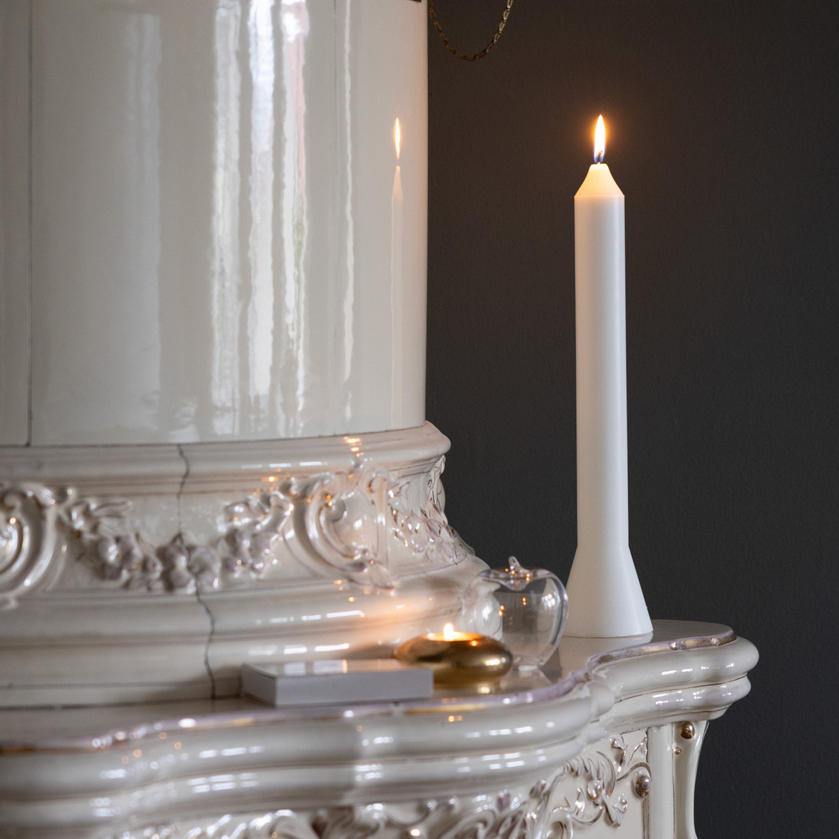 Liljeholmens Annalys 36 cm hvit