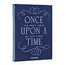 Livshistoriebok Once Upon a Time 23,6x18,8 cm blå