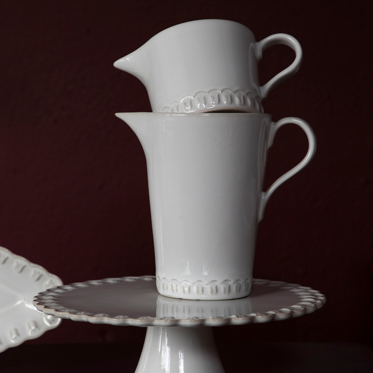 PotteryJo Tulipa Kaadin 60 cl Valkoinen