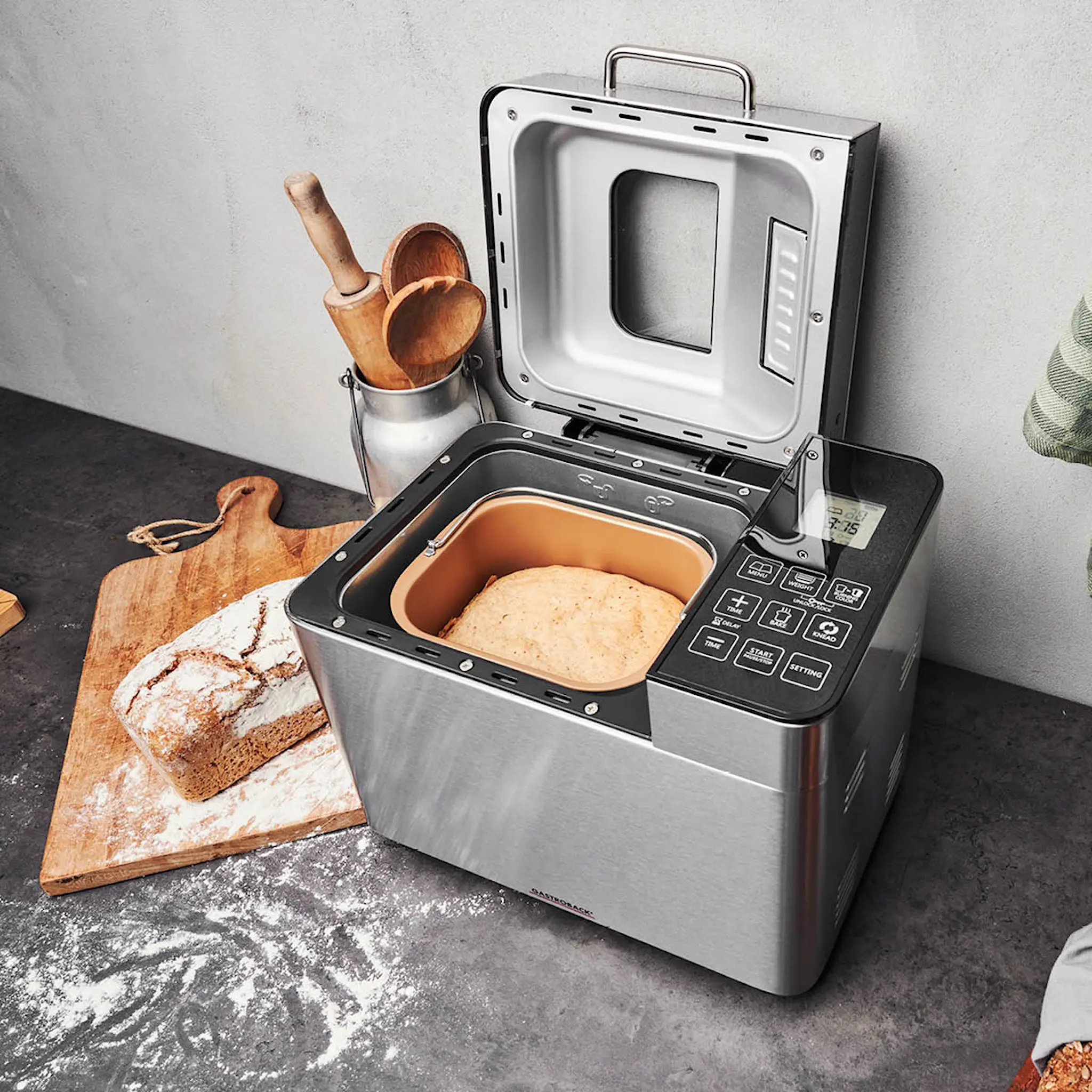 Gastroback Design Bread Maker Advanced bakmaskin stål