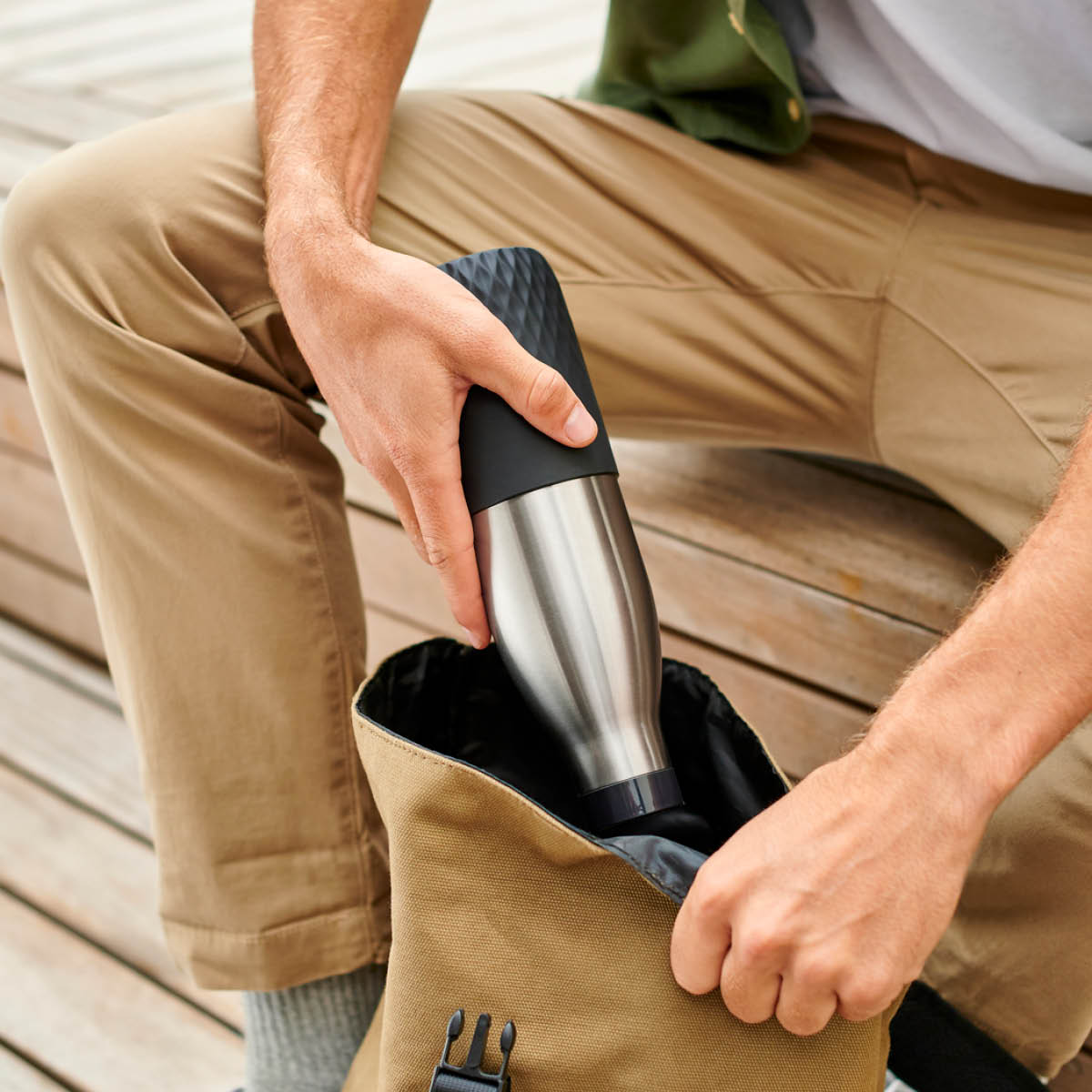 Tefal Bludrop drikkeflaske sleeve 0,5L svart