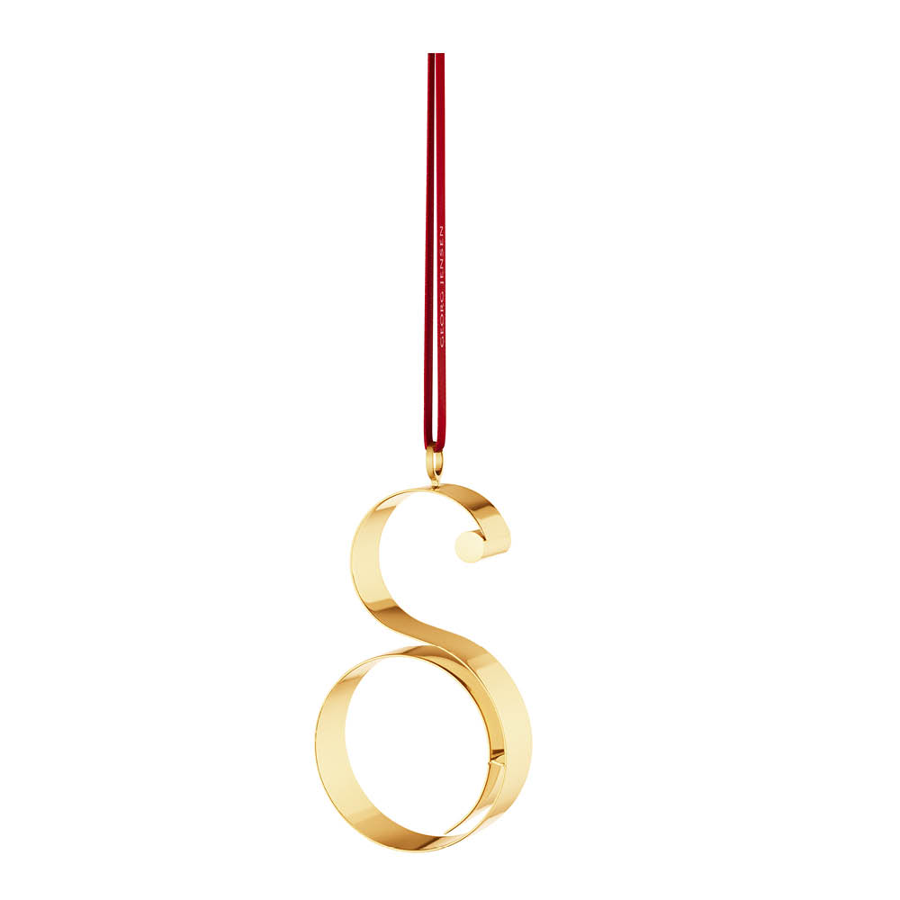 Georg Jensen - Ornamentti koristekirjain S kulta