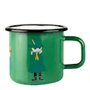 Mumin Emaljmugg Snusmumriken 37 cl Grön