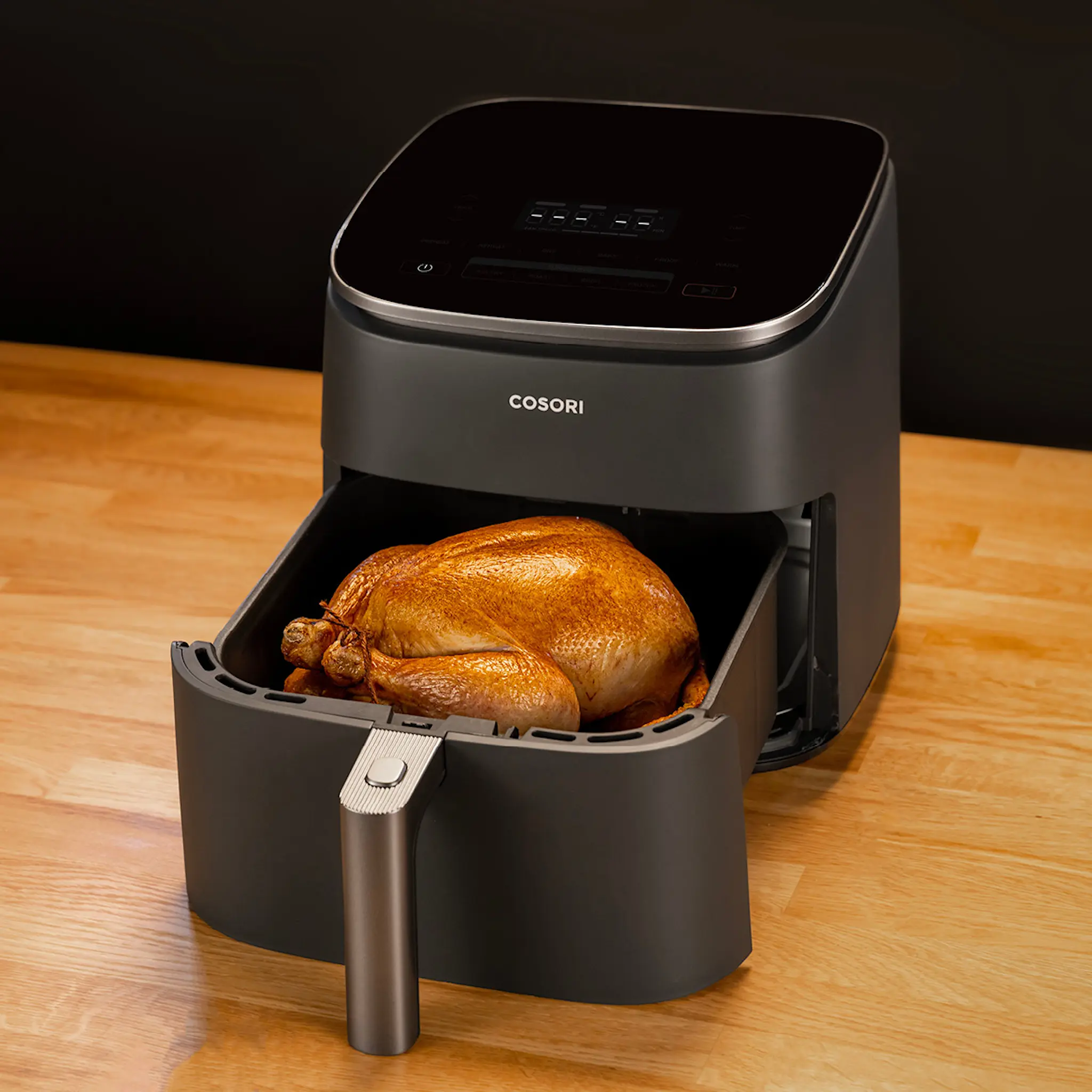 Cosori Turbo Blaze airfryer 6 L mörkgrå/roséguld
