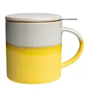 Industrial kopp med tesil och lock 41 cl gul