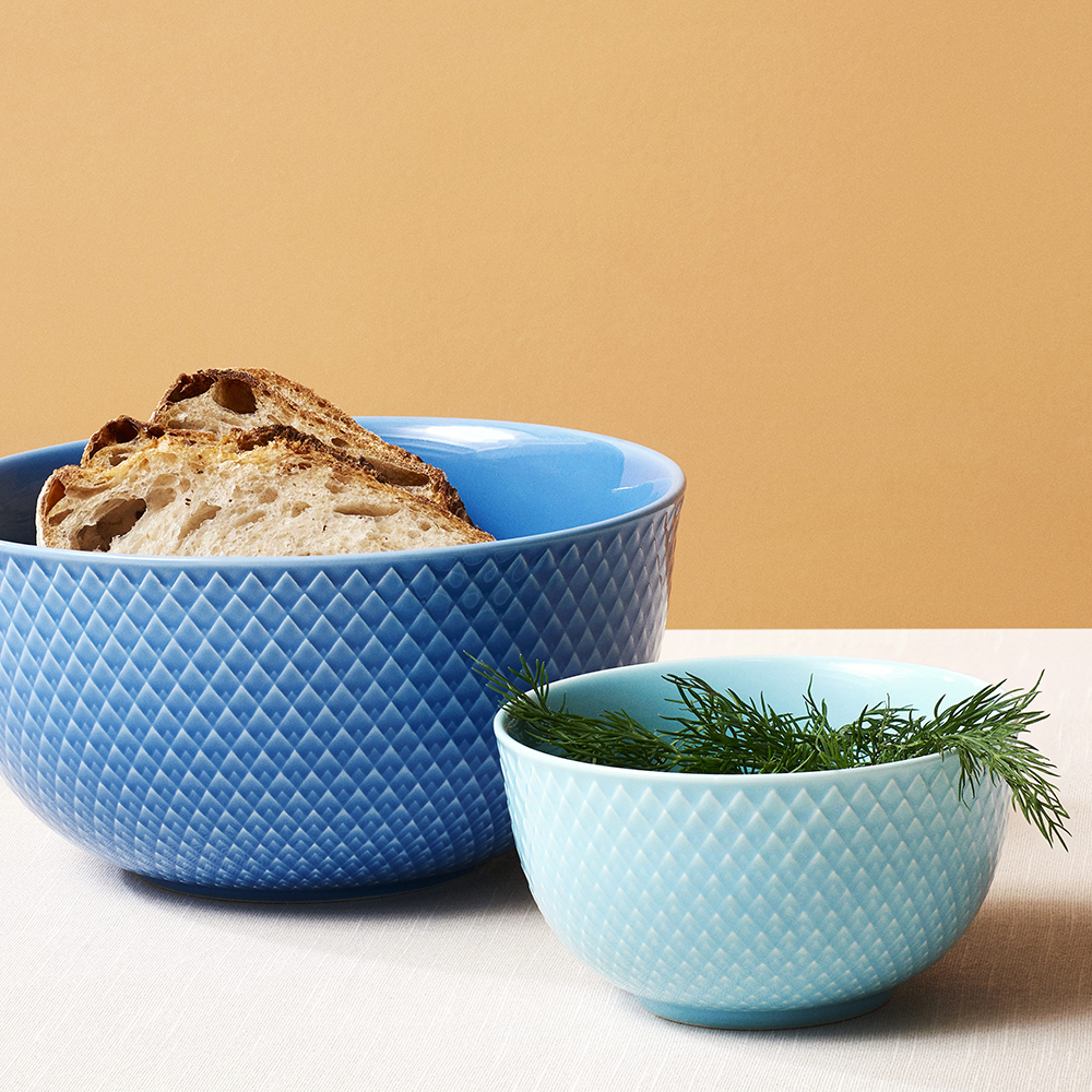 Lyngby Porcelæn Rhombe Color Kulho 11 cm Turkoosi