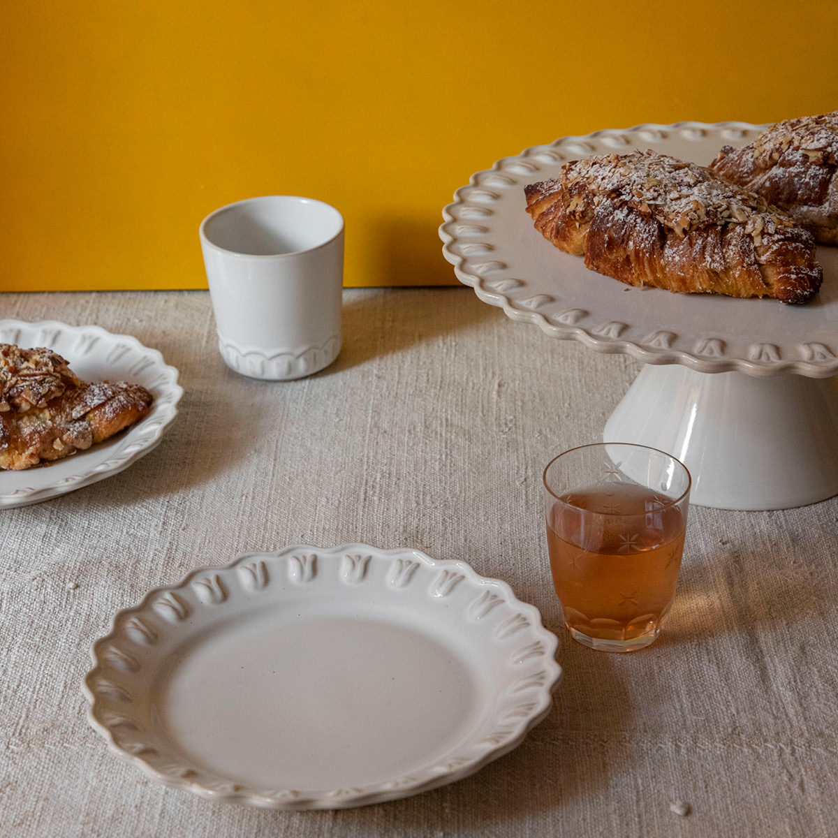 PotteryJo Tulipa Kopp 20 cl 2-pack Vit