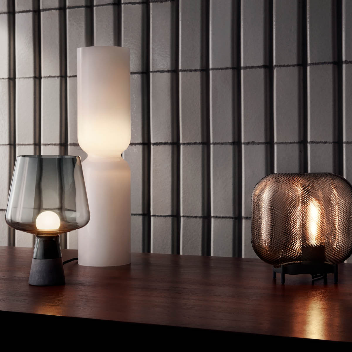 iittala Lanterne lampe 60 cm hvit