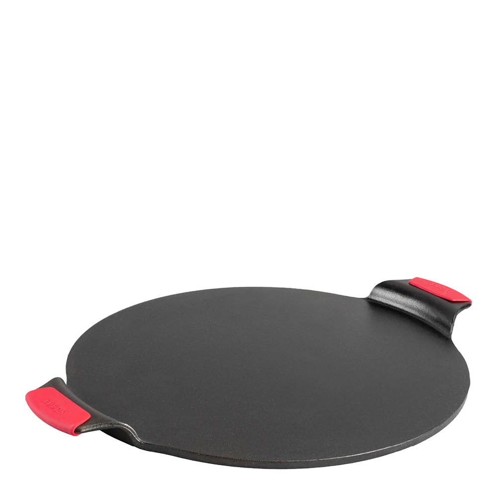 Lodge Classic Bakeware pizzasten med silikonhandtag 38x38 cm