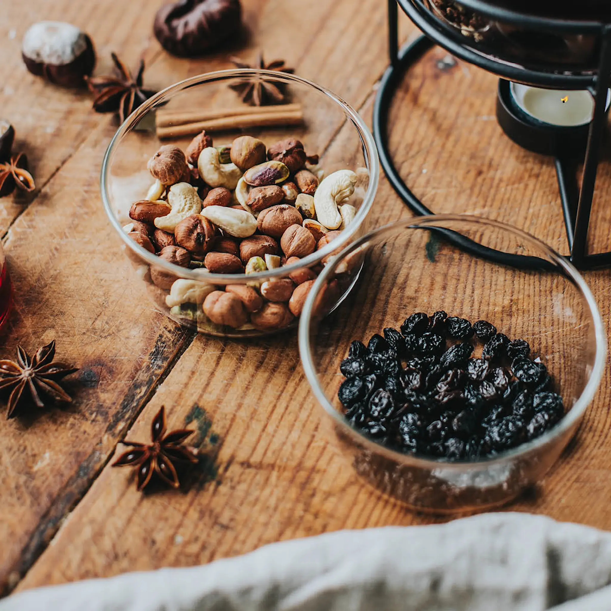 Dorre Seria serveringsskål 10x10 cm 2-pack glas