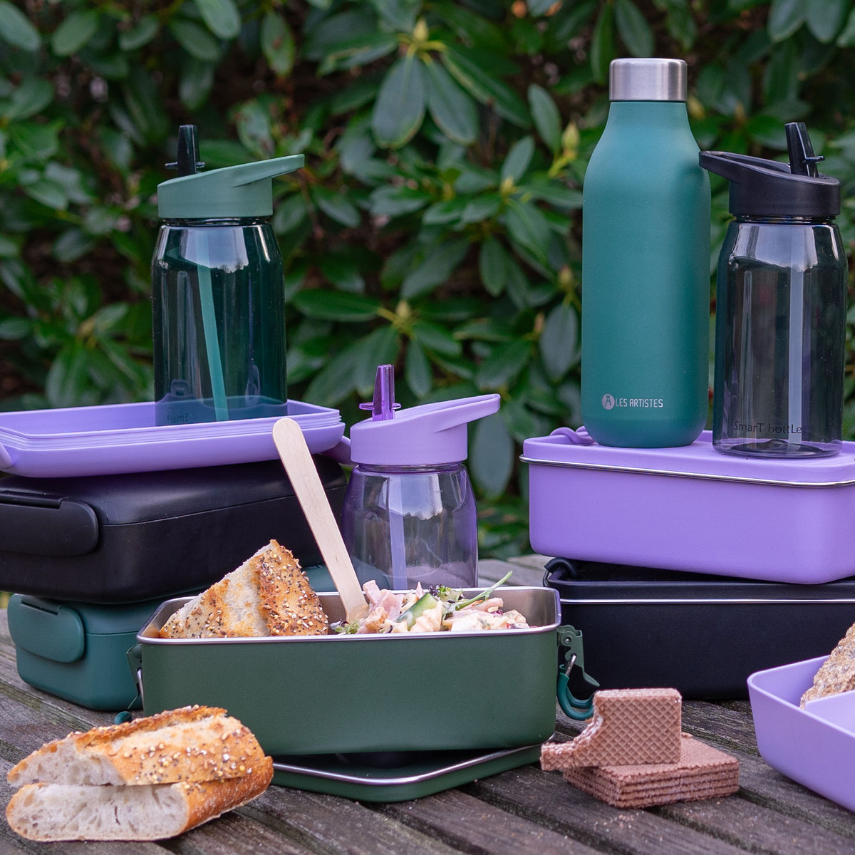 Modern House Smart bottle Juomapullo 0,5L Vihreä