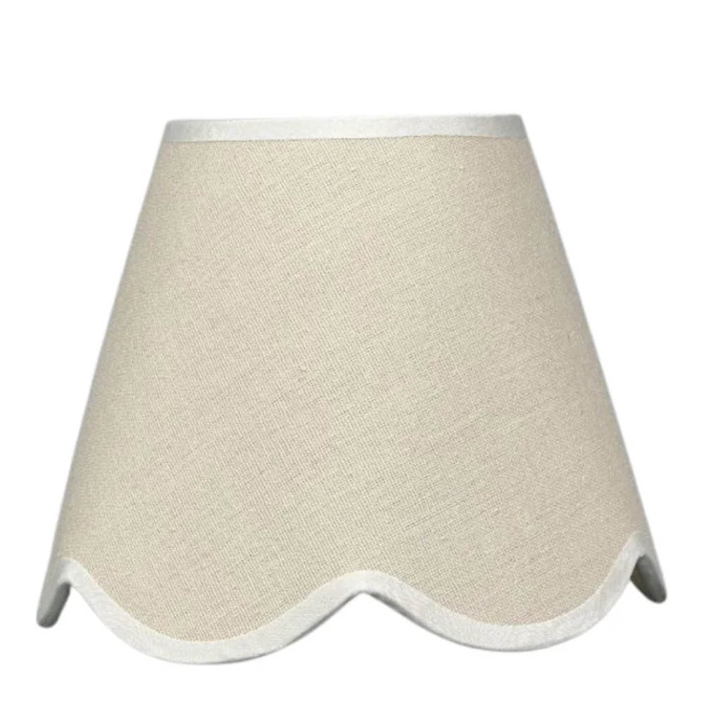 Von Norten Lampskärm 18 cm Beige scallop