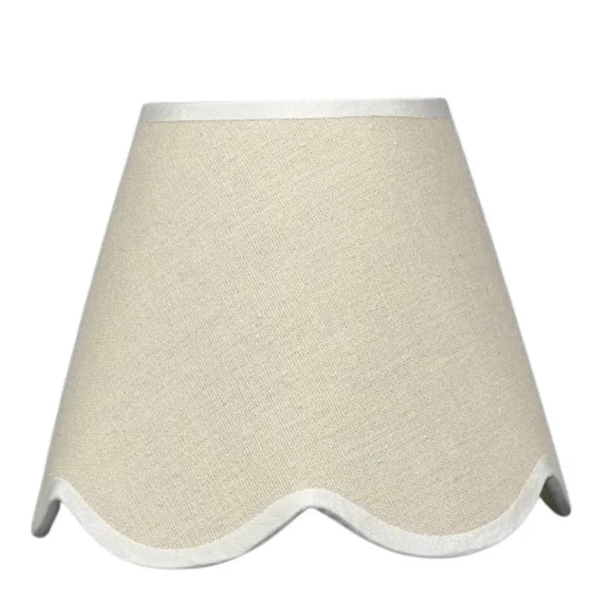 Von Norten Lampskärm 18 cm Beige scallop