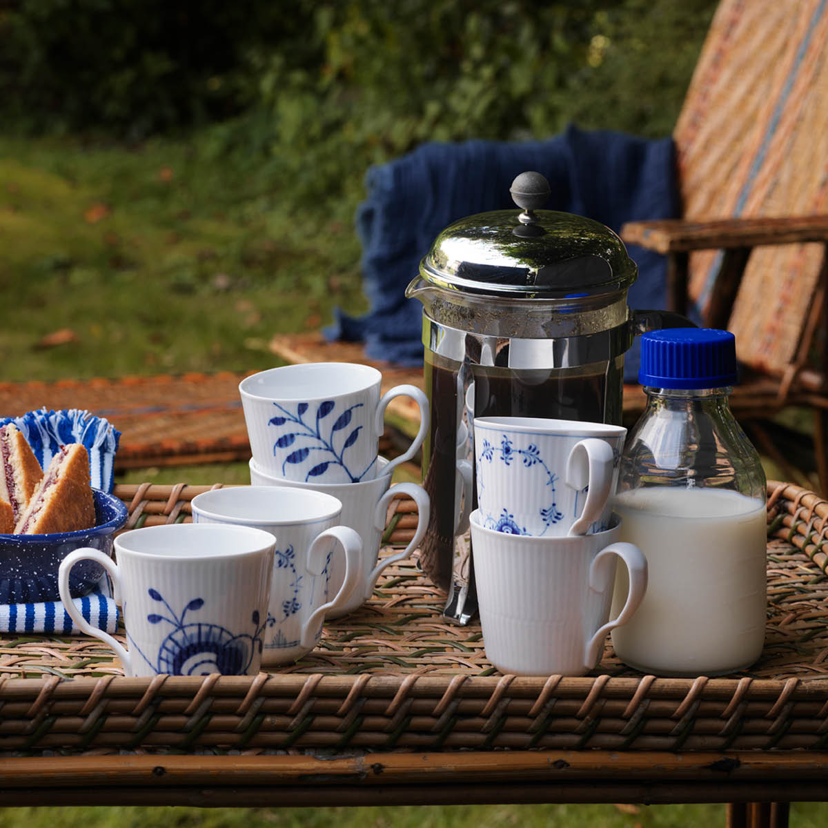 Royal Copenhagen Blue Fluted Mega Muki 38 cl 2 kpl