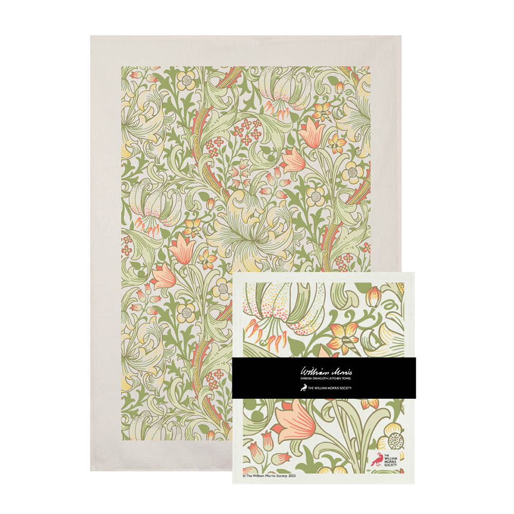 Citronelles - William Morris Käsipyyhe ja tiskirätti Golden Lily