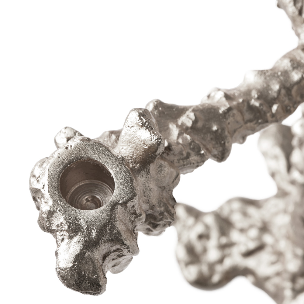 Pols Potten Drip Ljusstake 32 cm Silver