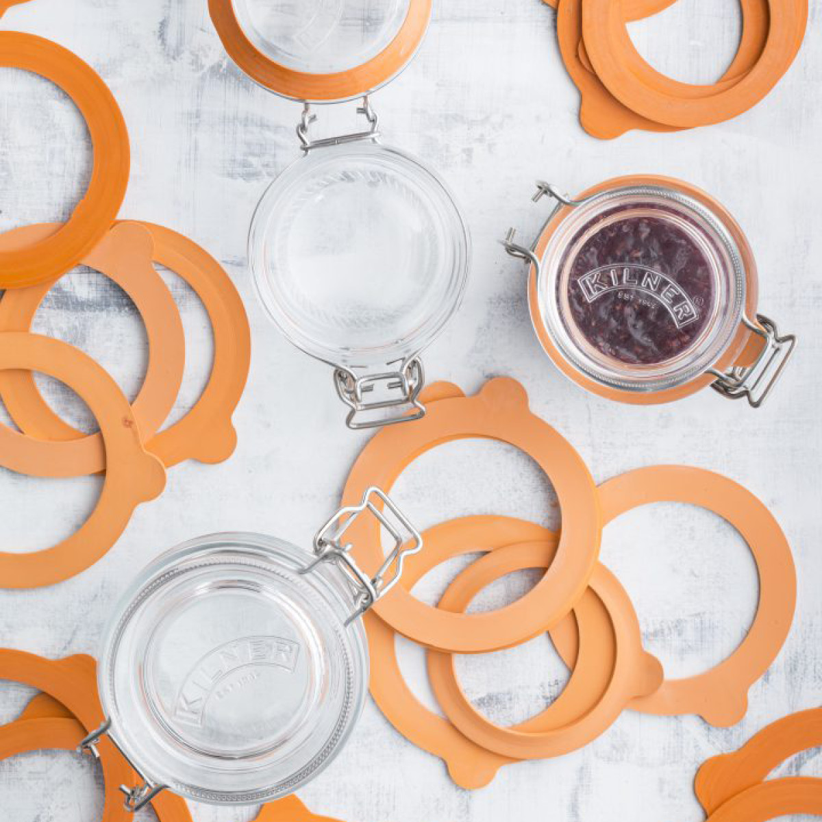 Kilner Gummipakkning til krukke 9,5 cm 6 stk