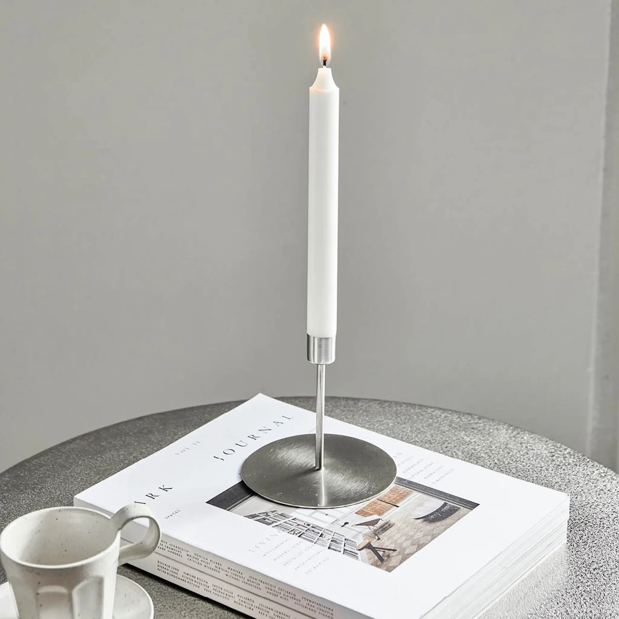 House Doctor Anit ljusstake 13x12 cm silverfinish