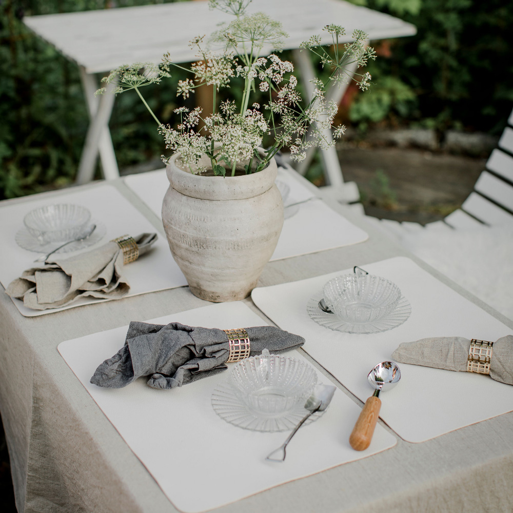 Dorre Servina Lautasliinarenkaat 4,5 cm 4 kpl Messinki