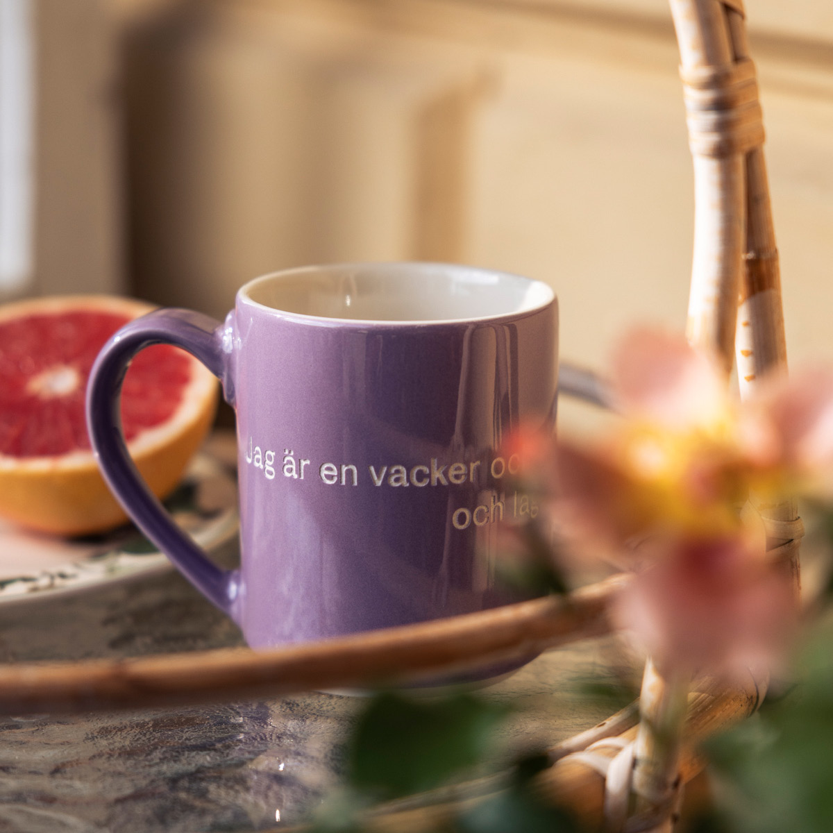 Design House Stockholm Lindgren krus 35 cl "Jag är en vacker" lilla