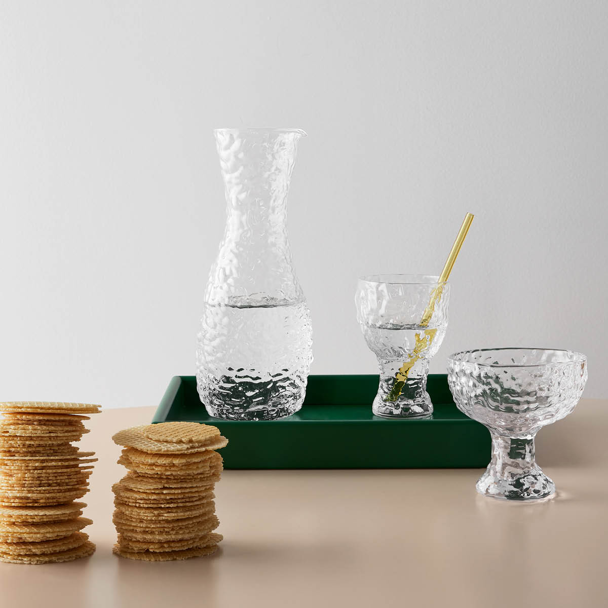 Kosta Boda Moss Samppanjalasi coupe 35 cl Kirkas