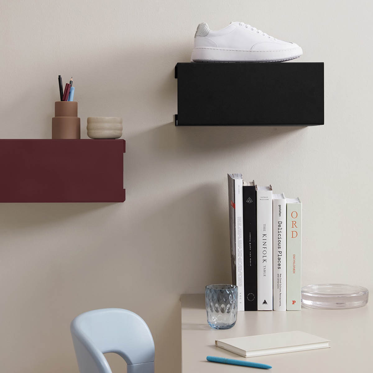 ReCollector BoxShelf hylla 35x25x15 cm Black Raven