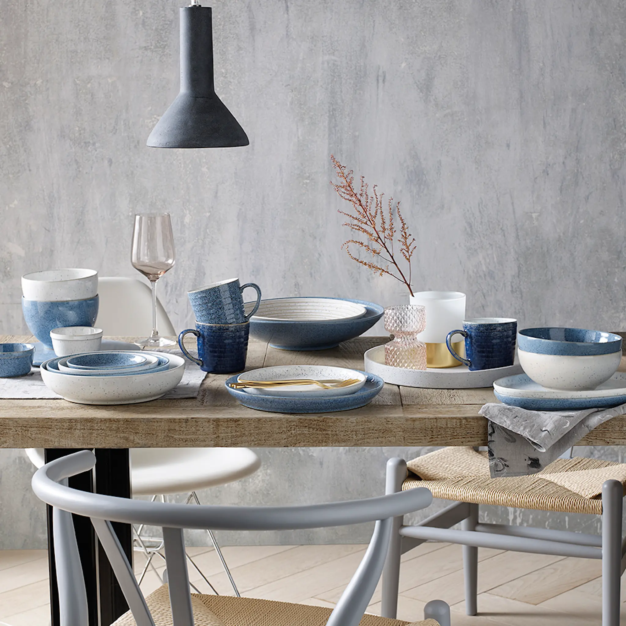 Denby Denbys Studio Blue Skål 22 cm Blå