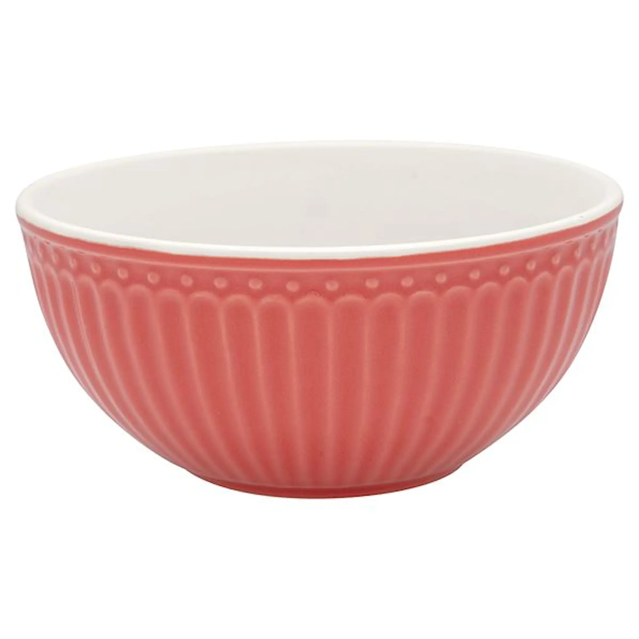 GreenGate Everyday Alice frukostskål 45 cl coral